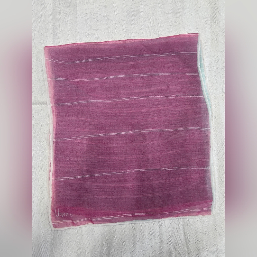 Vera Neumann Scarf - Bright Pink And Blue